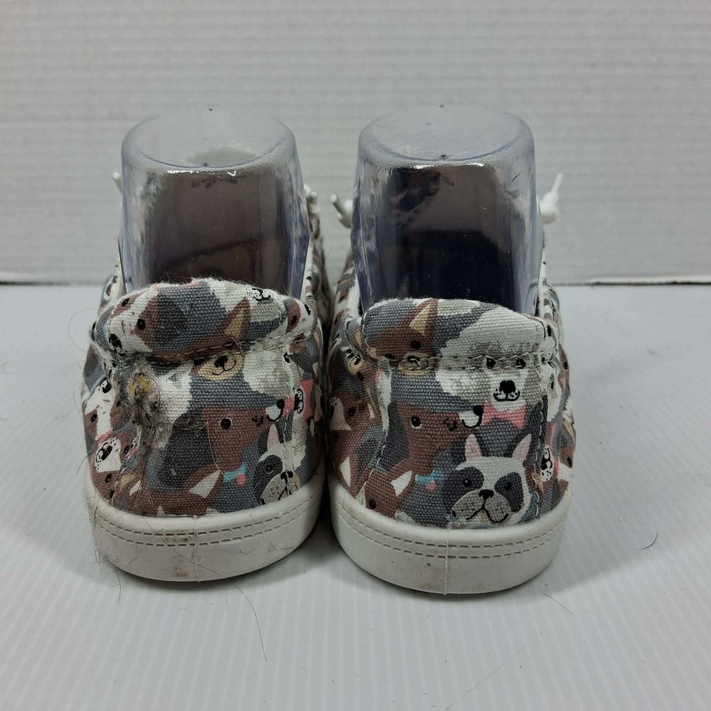 Isaac Mizrahi New York Reesa Dog Print Canvas Slip On Sneakers Womens 10M Multi - Picture 4 of 7